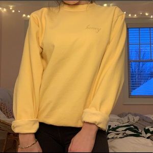 Yellow Brandy Melville honey top